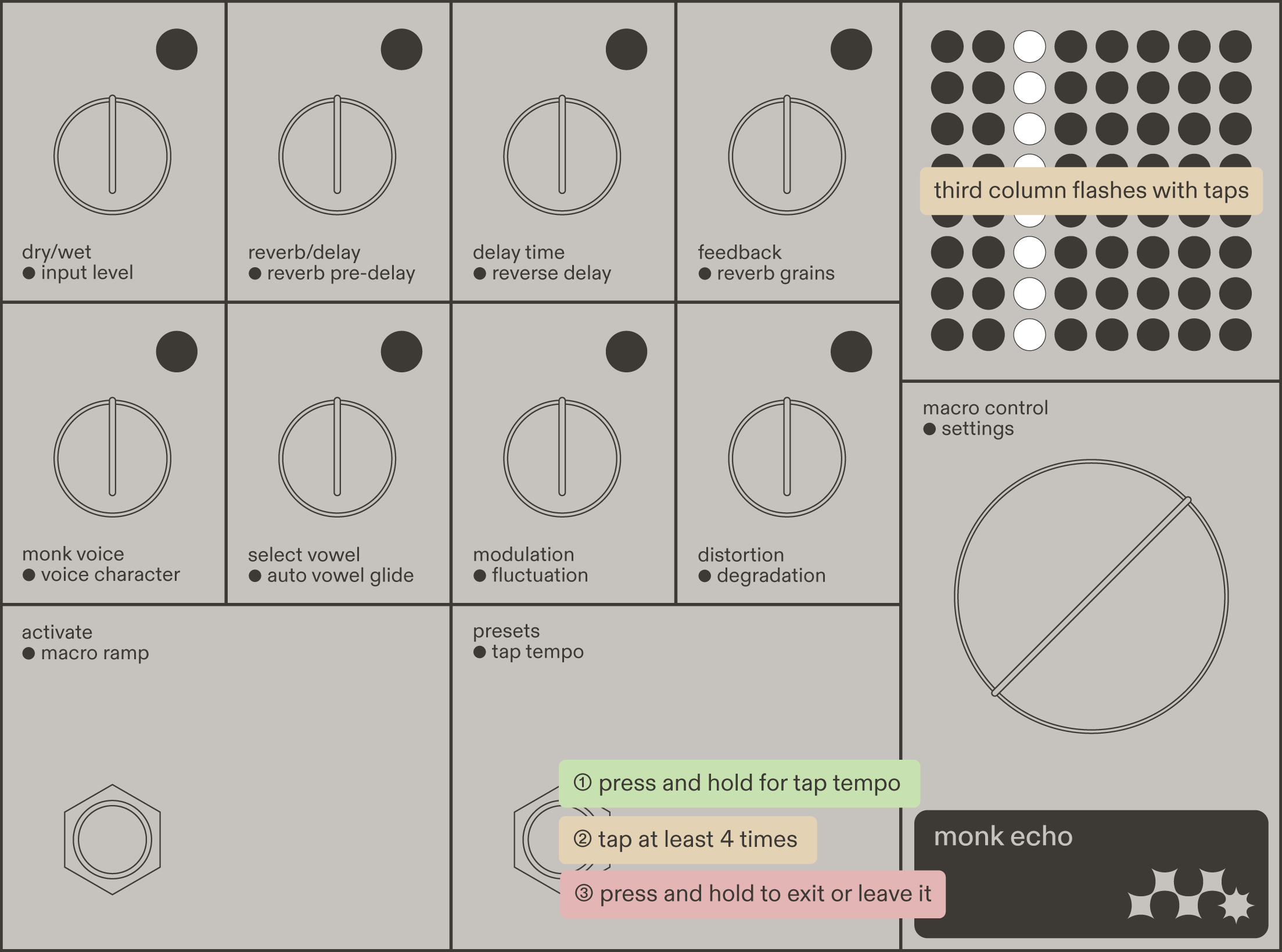 monk echo: tap tempo